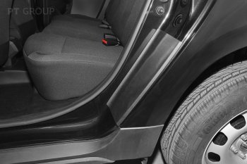 1 059 р. Пороги накладки дверей Petroil Tuning (арочная часть) Renault Duster HM рестайлинг (2021-2024) (Текстурная поверхность (шагрень))  с доставкой в г. Майкоп. Увеличить фотографию 4