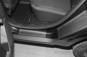 1 179 р. Пороги накладки дверей Petroil Tuning Renault Duster HM рестайлинг (2021-2024) (Текстурная поверхность (шагрень))  с доставкой в г. Майкоп. Увеличить фотографию 3