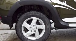 7 749 р. Накладки на колёсные арки RA Renault Duster HS рестайлинг (2015-2021) (Неокрашенные)  с доставкой в г. Майкоп. Увеличить фотографию 4