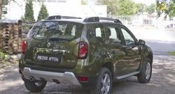 1 749 р. Защитная накладка на задний бампер RA v4 Renault Duster HS рестайлинг (2015-2021)  с доставкой в г. Майкоп. Увеличить фотографию 2