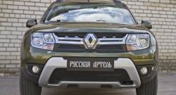 1 239 р. Защитная сетка решетки радиатора РА Renault Duster HS рестайлинг (2015-2021)  с доставкой в г. Майкоп. Увеличить фотографию 2