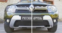 1 239 р. Защитная сетка решетки радиатора РА Renault Duster HS рестайлинг (2015-2021)  с доставкой в г. Майкоп. Увеличить фотографию 4
