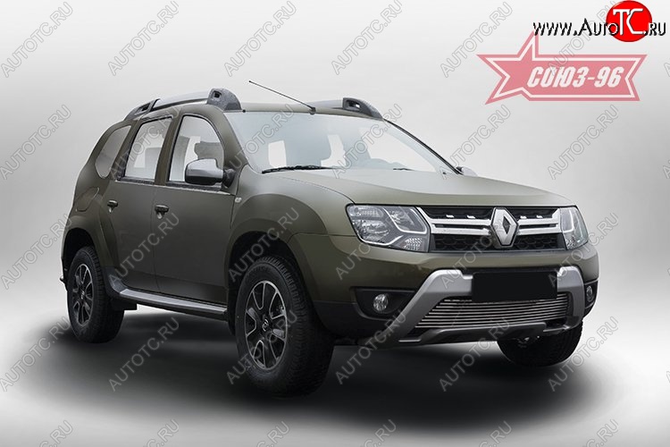 5 669 р. Декоративный элемент воздухозаборника Souz-96 (d10) Renault Duster HS рестайлинг (2015-2021)  с доставкой в г. Майкоп