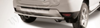 Защита заднего бампера Slitkoff (d42) Renault Duster  HS (2015-2021) рестайлинг