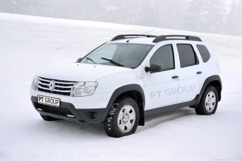 4 979 р. Пластиковые пороги Petroil Tuning ❞Чистые штаны❝ Renault Duster HS рестайлинг (2015-2021) (Тисненый пластик)  с доставкой в г. Майкоп. Увеличить фотографию 3