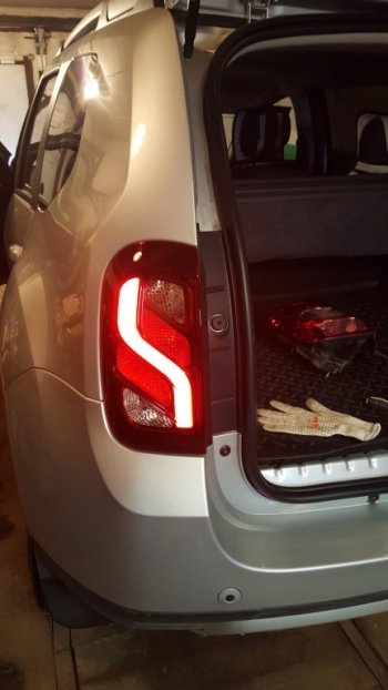 2 099 р. Фонарь FS (левый) Renault Duster HS рестайлинг (2015-2021)  с доставкой в г. Майкоп. Увеличить фотографию 3