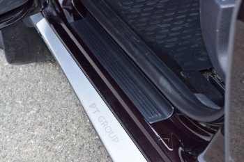 949 р. Пороги накладки передних дверей Petroil Tuning Renault Duster HS рестайлинг (2015-2021)  с доставкой в г. Майкоп. Увеличить фотографию 3