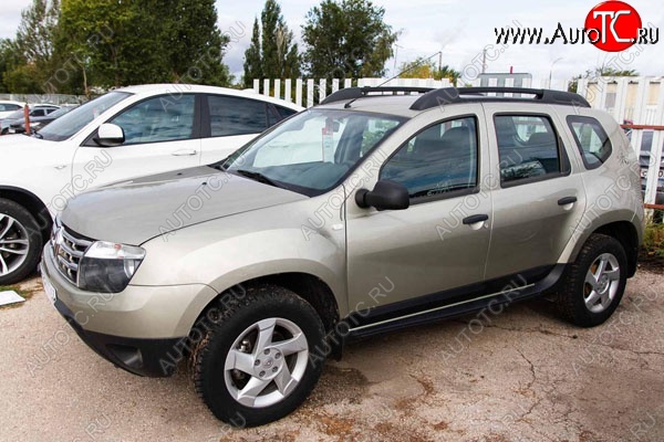 4 649 р. Молдинги дверей Артформ Renault Duster HS рестайлинг (2015-2021)  с доставкой в г. Майкоп