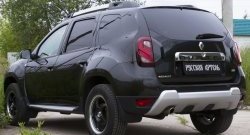 2 459 р. Защитная накладка на задний бампер RA Renault Duster HS дорестайлинг (2010-2015)  с доставкой в г. Майкоп. Увеличить фотографию 3