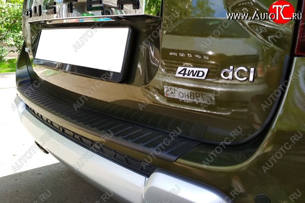 899 р. Защитная накладка заднего бампера Тюн-Авто Renault Duster HS дорестайлинг (2010-2015)  с доставкой в г. Майкоп