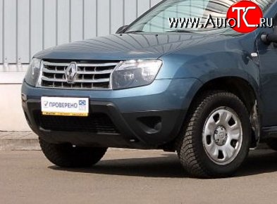 5 999 р. Передний бампер Стандартный (без отверстий под ПТФ) Renault Duster HS дорестайлинг (2010-2015) (Неокрашенный)  с доставкой в г. Майкоп