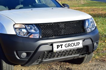 Решетка радиатора Petroil Tuning Renault Duster HS дорестайлинг (2010-2015)