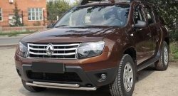 669 р. Реснички на фары RA Renault Duster HS дорестайлинг (2010-2015) (Неокрашенные)  с доставкой в г. Майкоп. Увеличить фотографию 3