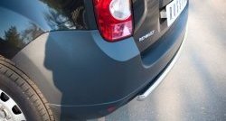 12 849 р. Защита заднего бампера (Ø42 мм, нержавейка, 4х2) SLITKOFF  Renault Duster  HS (2010-2015) дорестайлинг  с доставкой в г. Майкоп. Увеличить фотографию 2