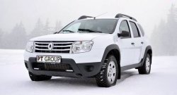 6 099 р. Комплект накладок на колёсные арки Petroil Tuning Renault Duster HS дорестайлинг (2010-2015) (Текстурная поверхность)  с доставкой в г. Майкоп. Увеличить фотографию 2