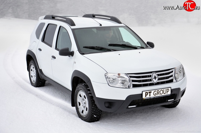 6 099 р. Комплект накладок на колёсные арки Petroil Tuning Renault Duster HS дорестайлинг (2010-2015) (Текстурная поверхность)  с доставкой в г. Майкоп