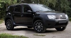 7 649 р. Накладки арок RA (комплект) Renault Duster HS дорестайлинг (2010-2015) (Поверхность шагрень)  с доставкой в г. Майкоп. Увеличить фотографию 2