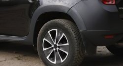 7 649 р. Накладки арок RA (комплект) Renault Duster HS дорестайлинг (2010-2015) (Поверхность шагрень)  с доставкой в г. Майкоп. Увеличить фотографию 3