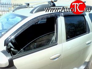 3 399 р. Дефлекторы окон (ветровики) Novline 4 шт Renault Duster HS рестайлинг (2015-2021)  с доставкой в г. Майкоп
