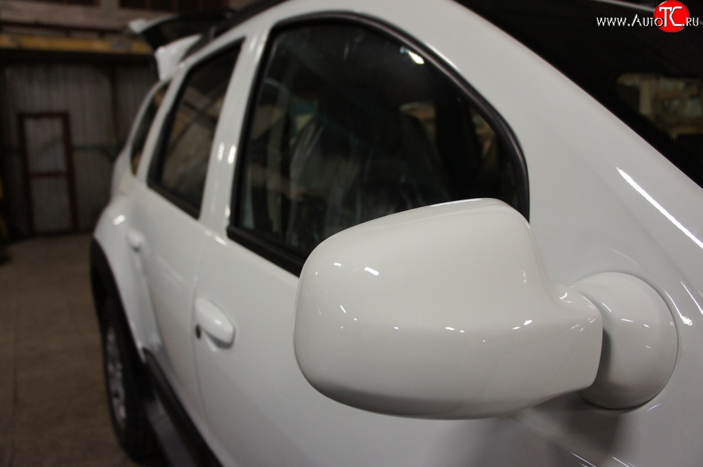 2 999 р. Накладки на зеркала и основания Drive  Renault Duster  HS (2010-2015) дорестайлинг (Неокрашенные)  с доставкой в г. Майкоп