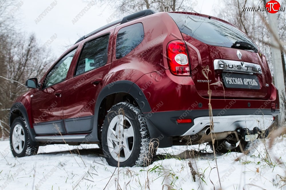 7 999 р. Диффузор заднего бампера RA Renault Duster HS дорестайлинг (2010-2015)  с доставкой в г. Майкоп