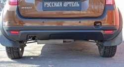 4 999 р. Накладка на задний бампер RA Renault Duster HS дорестайлинг (2010-2015) (Поверхность шагрень (серый металлик))  с доставкой в г. Майкоп. Увеличить фотографию 5