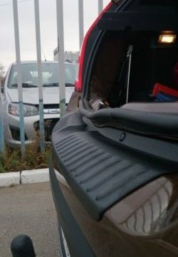 1 549 р. Накладка на задний бампер Ralex Tuning Renault Duster HS дорестайлинг (2010-2015)  с доставкой в г. Майкоп. Увеличить фотографию 2