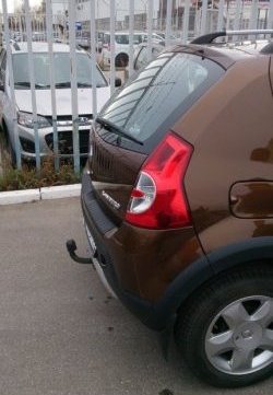 1 549 р. Накладка на задний бампер Ralex Tuning Renault Duster HS дорестайлинг (2010-2015)  с доставкой в г. Майкоп. Увеличить фотографию 3