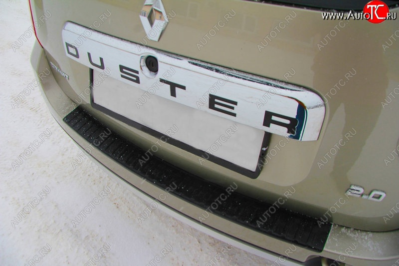1 089 р. Накладка защитная на задний бампер Yuago Renault Duster HS дорестайлинг (2010-2015)  с доставкой в г. Майкоп