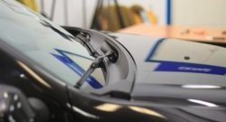 2 679 р. Обтекатель дворников на автомобиль Petroil Tuning Renault Duster HS дорестайлинг (2010-2015) (Текстурная поверхность)  с доставкой в г. Майкоп. Увеличить фотографию 3