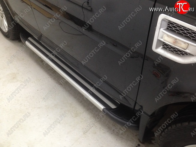 9 599 р. Пороги INTER Renault Duster HS дорестайлинг (2010-2015)  с доставкой в г. Майкоп