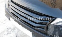 3 199 р. Решётка радиатора MT Renault Duster HS дорестайлинг (2010-2015) (Неокрашенная)  с доставкой в г. Майкоп. Увеличить фотографию 4