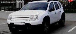 4 599 р. Решётка радиатора Next №1 Renault Duster HS рестайлинг (2015-2021) (Неокрашенная)  с доставкой в г. Майкоп. Увеличить фотографию 2