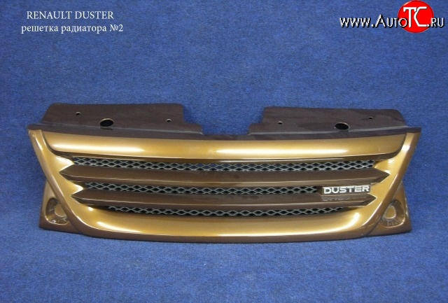 4 399 р. Решётка радиатора Next №2 Renault Duster HS рестайлинг (2015-2021) (Неокрашенная)  с доставкой в г. Майкоп