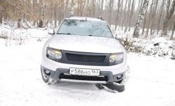 899 р. Реснички на фары DM-Style Renault Duster HS дорестайлинг (2010-2015) (Неокрашенные)  с доставкой в г. Майкоп. Увеличить фотографию 3