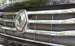 749 р. Защитная сетка решетки радиатора РА (черная) Renault Duster HS дорестайлинг (2010-2015)  с доставкой в г. Майкоп. Увеличить фотографию 2