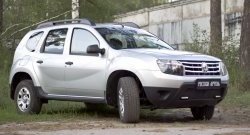 2 249 р. Защитная сетка решетки переднего бампера (с дхо без обвеса) РА Renault Duster HS дорестайлинг (2010-2015)  с доставкой в г. Майкоп. Увеличить фотографию 2