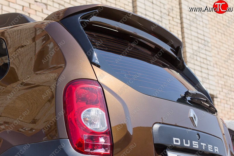 16 449 р. Спойлер Артформ Альбатрос Renault Duster HS дорестайлинг (2010-2015) (Цвет: белый лед)  с доставкой в г. Майкоп