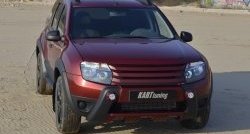 8 549 р. Накладка-кенгурятник Kart RS Renault Duster HS дорестайлинг (2010-2015) (Неокрашенная)  с доставкой в г. Майкоп. Увеличить фотографию 6