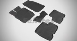 Износостойкие коврики в салон с высоким бортом SeiNtex Premium 4 шт. (резина) Renault Duster  HS (2010-2015) дорестайлинг