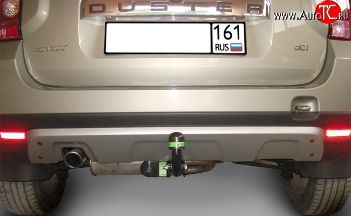 6 699 р. Фаркоп Лидер Плюс Renault Duster HS дорестайлинг (2010-2015) (Без электропакета)  с доставкой в г. Майкоп