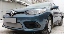 1 539 р. Сетка на бампер Russtal (хром) Renault Fluence дорестайлинг (2010-2012)  с доставкой в г. Майкоп. Увеличить фотографию 2