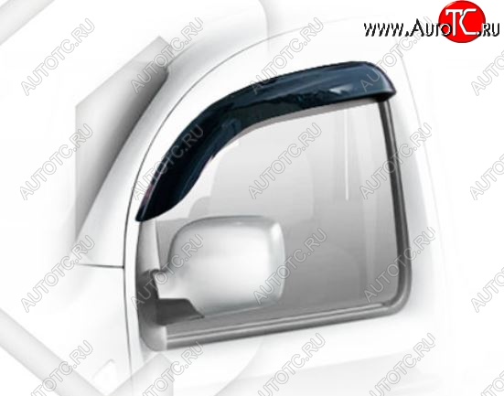 2 159 р. Дефлектора окон CA-Plastic Renault Kangoo KW0 дорестайлинг (2008-2013) (Classic полупрозрачный)  с доставкой в г. Майкоп