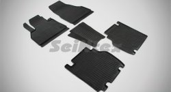 Износостойкие коврики в салон с рисунком Сетка SeiNtex Premium 4 шт. (резина) Renault Kangoo  KW0 (2008-2013) дорестайлинг
