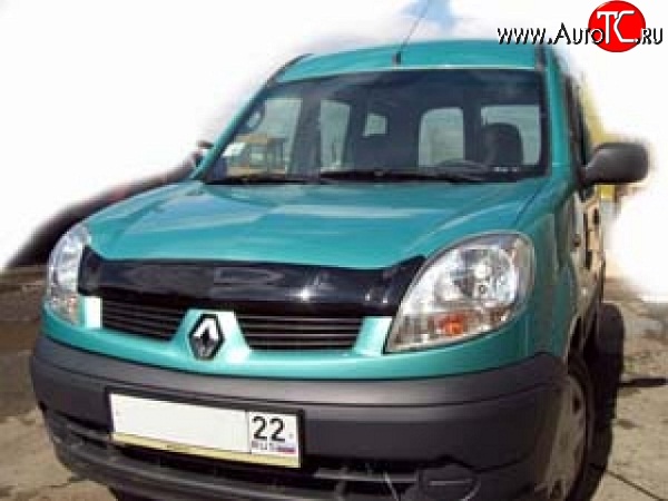2 699 р. Дефлектор капота NovLine Renault Kangoo KC рестайлинг (2003-2007)  с доставкой в г. Майкоп