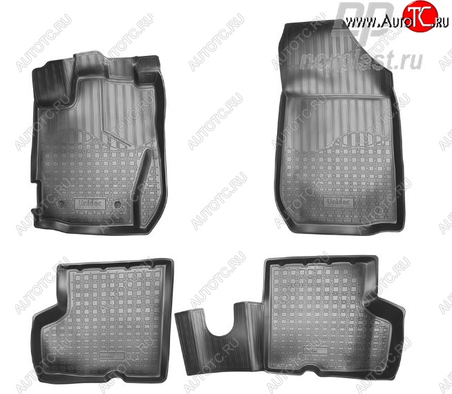 1 749 р. Коврики салонные Noplast  Renault Kaptur (2016-2020) дорестайлинг  с доставкой в г. Майкоп