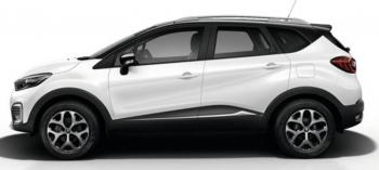 8 649 р. Рейлинги АПС  Renault Kaptur (2016-2025) дорестайлинг, рестайлинг (Серебристые без поперечин )  с доставкой в г. Майкоп. Увеличить фотографию 2