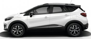 8 649 р. Рейлинги АПС  Renault Kaptur (2016-2025) дорестайлинг, рестайлинг (Черно-серые, без поперечин)  с доставкой в г. Майкоп. Увеличить фотографию 2