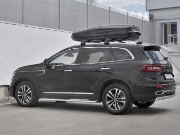 11 549 р. Защита заднего бампера (Ø75х42 мм, нержавейка) Russtal Renault Koleos 2 (2016-2025)  с доставкой в г. Майкоп. Увеличить фотографию 2