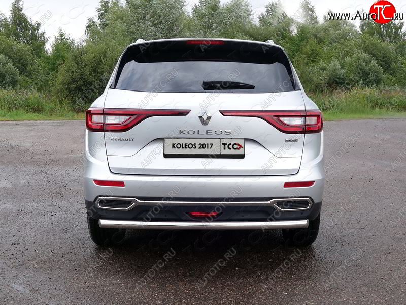 15 999 р. Защита заднего бампера ТСС (нержавейка d60,3) Renault Koleos 2 (2016-2025)  с доставкой в г. Майкоп